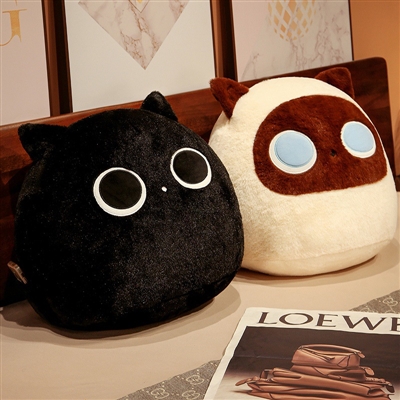 Pouvoir de guérison doux et mignon : peluche de chat, compagnie douce cachée ...