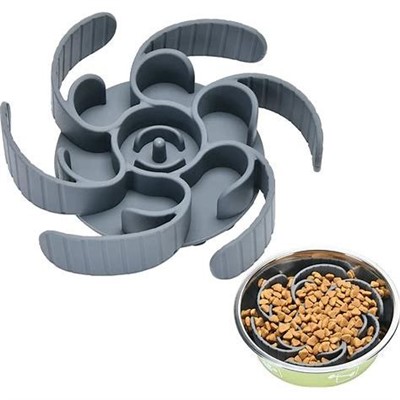 Insert de gamelle réglable pour chien à alimentation lente