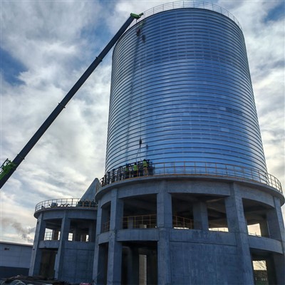 Silo en acier en spirale
